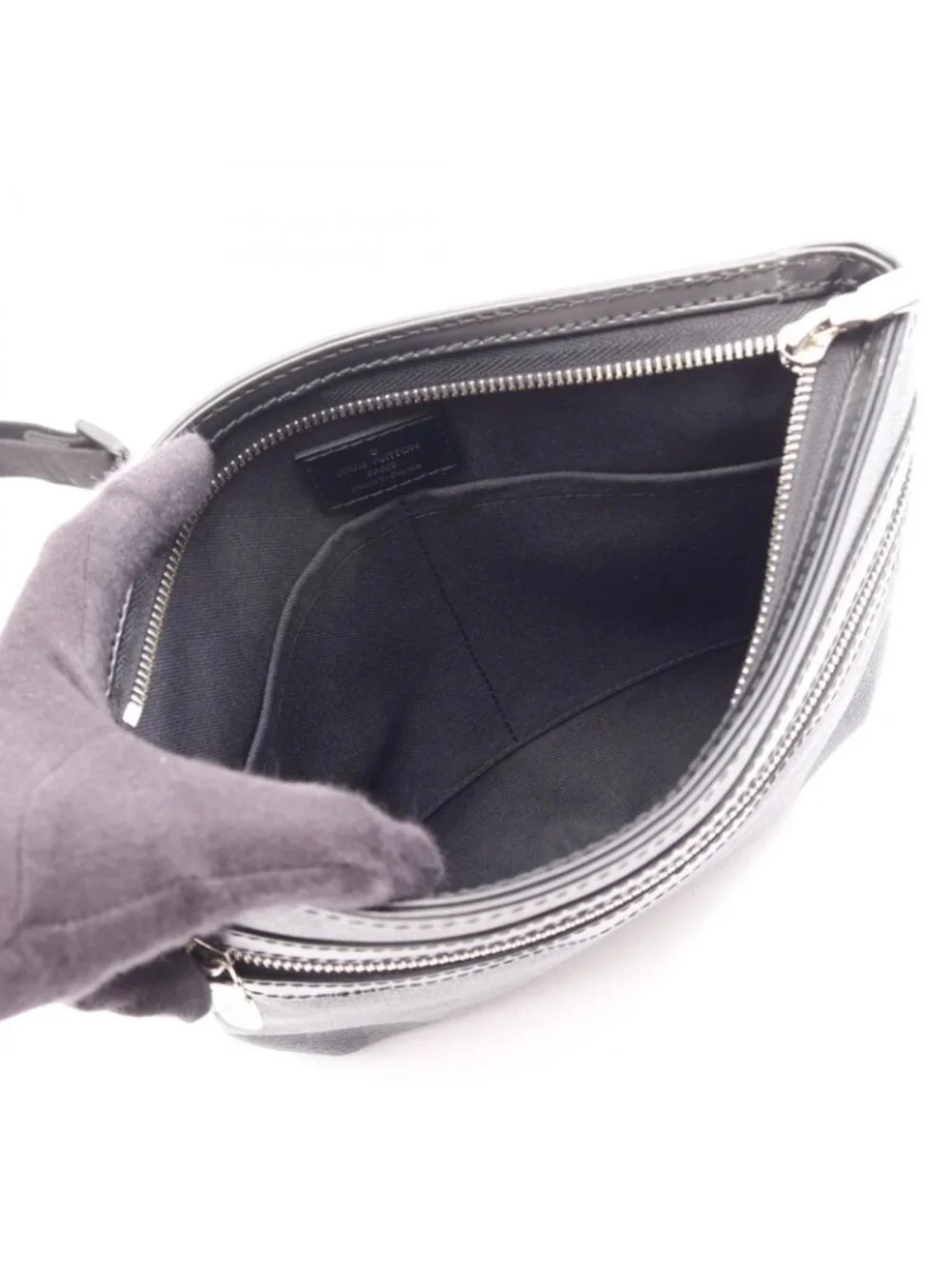 Louis Vuitton Shoulder Bag Thomas Canvas Leather